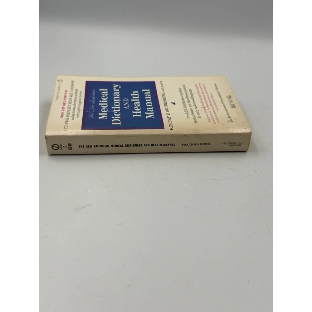 New American Medical Dictionary & Health Manual 1968 Revised Signet Paperback